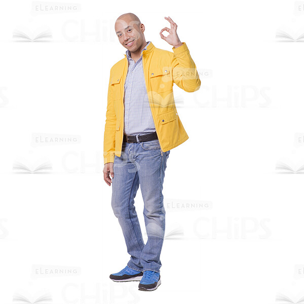 Nice Latino Man's Top Poses Cutout Photo Pack-16178