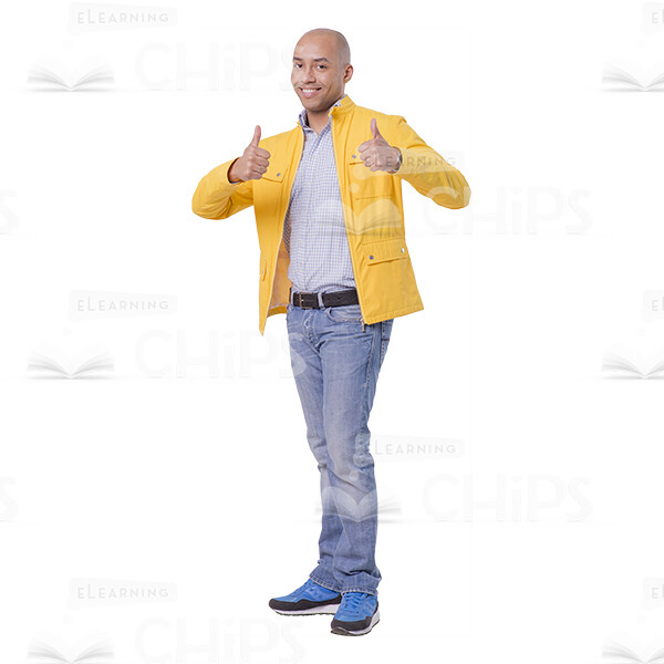 Nice Latino Man's Top Poses Cutout Photo Pack-16179