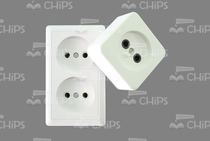 Electrical Sockets Stock Photo-0