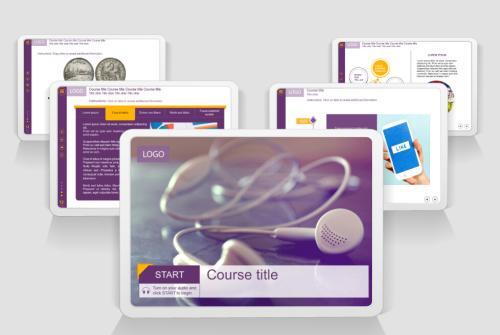 Purple Coloured Storyline Template Package-0