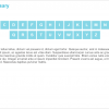 Glossary Page on White Background — Articulate Storyline Template Set