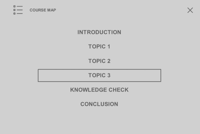 Custom Course Map — eLearning Template for Storyline