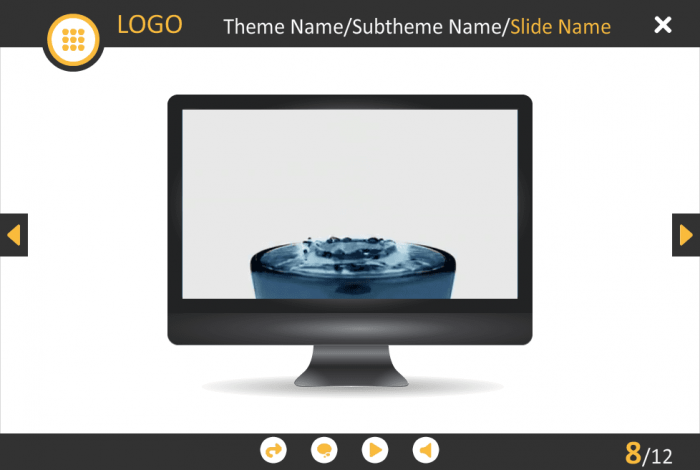 Slide With Video — eLearning Storyline Template