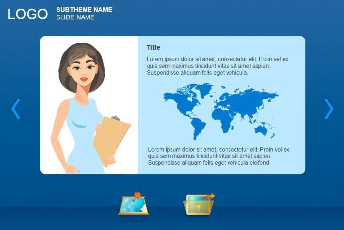Icon Style Navigation Bar Course Starter Template — iSpring Suite-51347