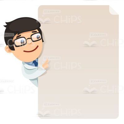 Doctors With Empty Blanks Vector Character Set-17401