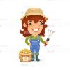 Farmers Vector Character Set-17426