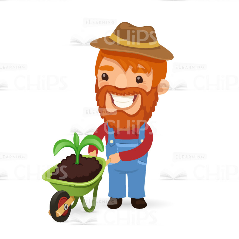 Farmers Vector Character Set-17427 Farmers Vector Character Set-17427