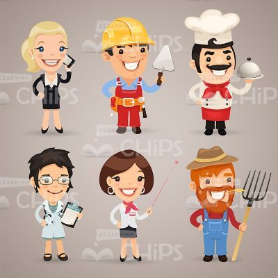People at Work Vector Character Set-0