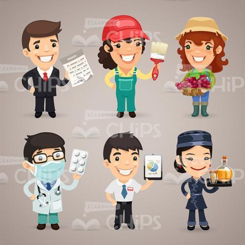 Vector Character Set of Young Professionals-0