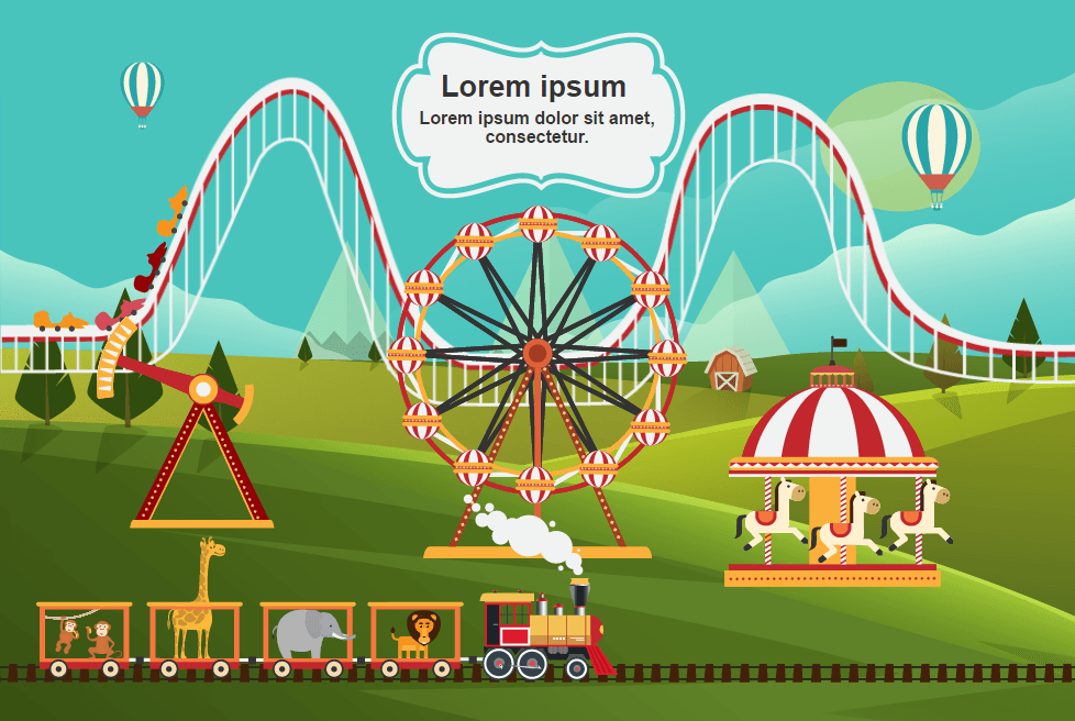 Amusement Park — Lectora Template-0