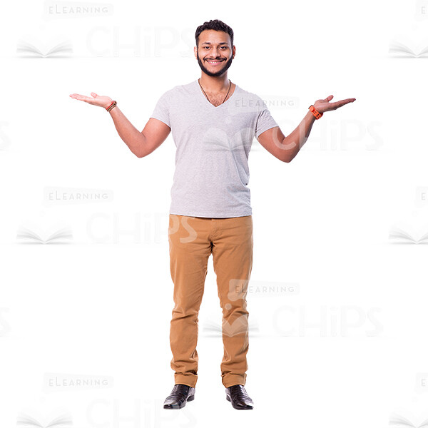 Cheerful Latin Young Guy Cutout Photo-0