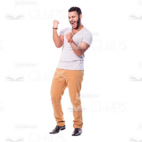 Infernally Happy Latino Man Cutout Picture-0