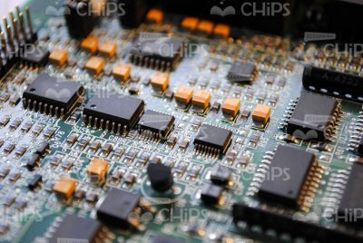 Chips On Printed Circuit Board Stock Picture-0