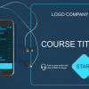 Dark Blue Top Menu Course Starter Template — Articulate Storyline-0