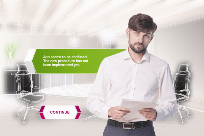 Young Business Man — Storyline Template for eLearning