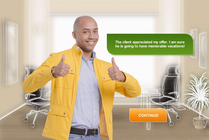 Young Confident Man — Articulate Storyline Template Download