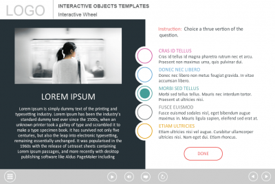 Task and Test Slide — eLearning Storyline Template