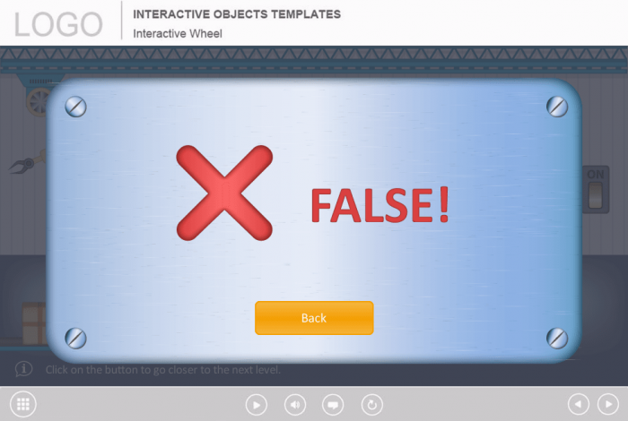 Quiz Feedback — Articulate Storyline Sample Slide