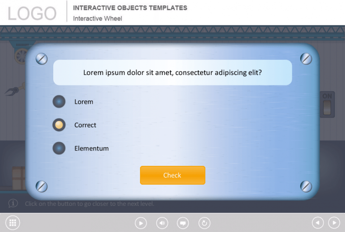 Single Choice Test — eLearning Templates for Articulate Storyline