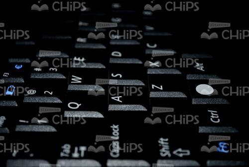 Close-Up Stock Photo Of Black Keyboard-0