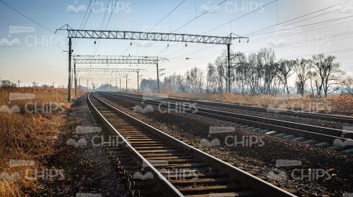 Stock Photo Of Railroad Tracks-0