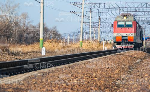 Electric Locomotive Stock Photo-0