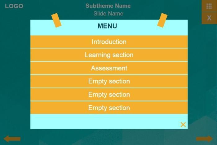 Pinned Sticker Menu Course Starter Template — iSpring Suite-51307