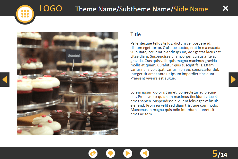 Text with Image Slide — eLearning Course Player Text with Image Slide — eLearning Course Player