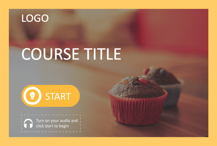 Title Slide — Lectora eLearning Template