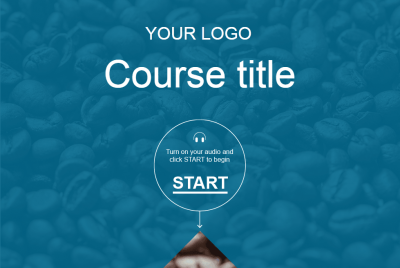 Course Title Slide — Lectora Template for eLearning Course