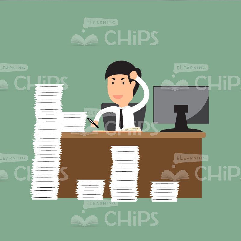 Difference Between Leader And Boss Vector Character Set-21114 Difference Between Leader And Boss Vector Character Set-21114