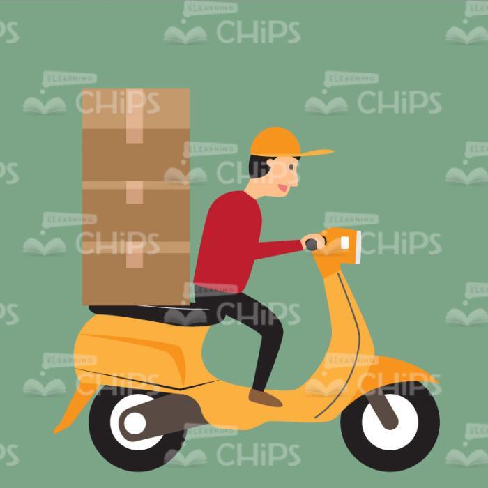 Delivery Service Vector Infographics-21082