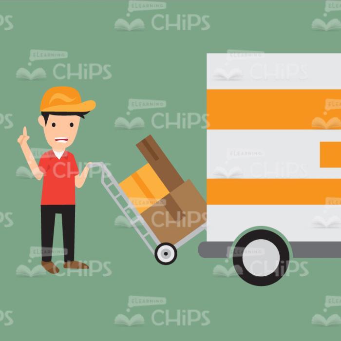 Delivery Service Vector Infographics-21083