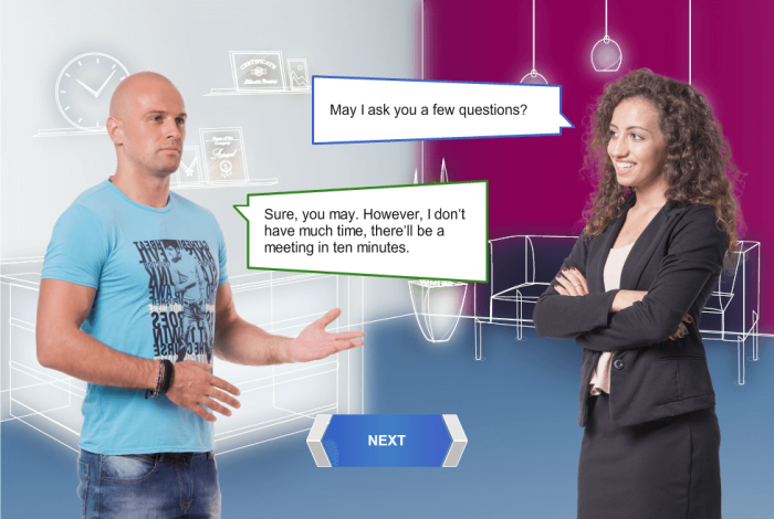 Conversation — Articulate Storyline eLearning Template