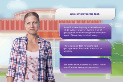 Give Task to Employee — eLearning Storyline Template