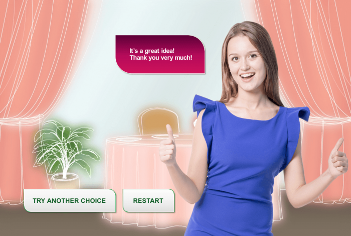 Happy Young Girl — Articulate Storyline eLearning Template