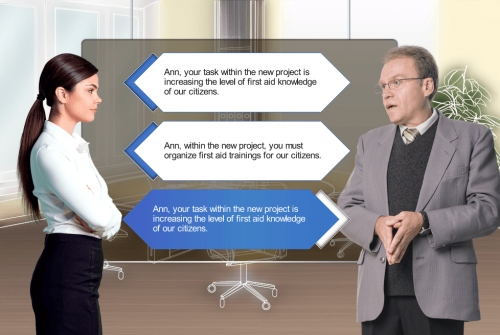 Boss and Subordinate — eLearning Storyline Template