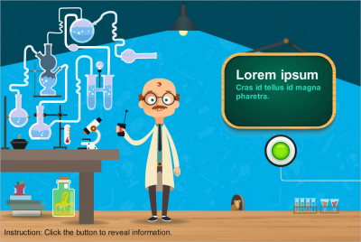 Scientist Vector Character — Storyline Template