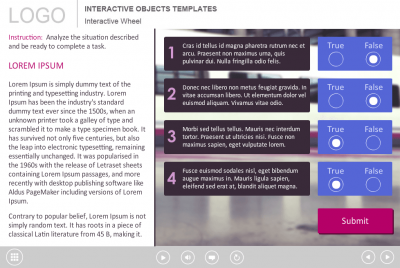 Yes or No Quiz — Storyline Templates for eLearning Courses