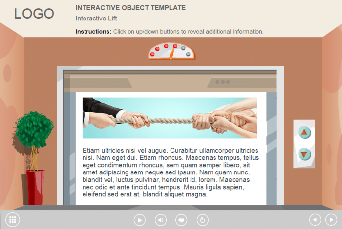 Slide with Image — Lectora Templates for eLearning