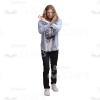 Serious Male Character Stop Gesture Cutout Photo-0