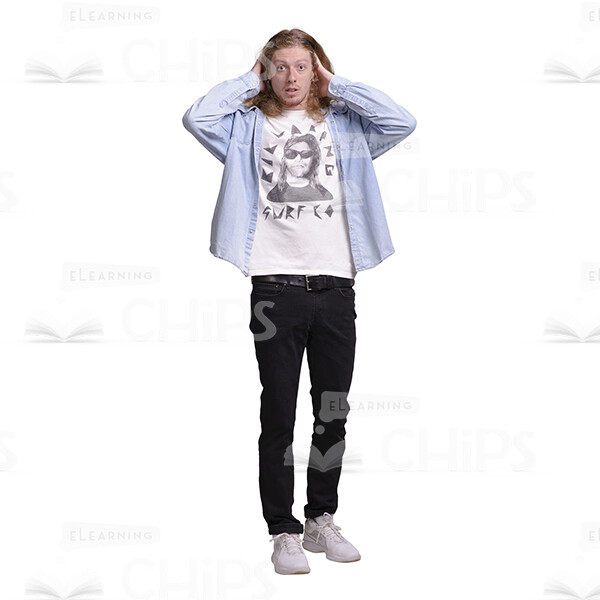 Troubled Guy Holding Head In Hands Cutout Photo-0 Troubled Guy Holding Head In Hands Cutout Photo-0