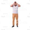 Nervous Latino Man Cutout-0