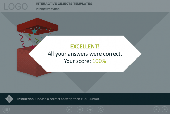 Successful Quiz — eLearning Template for Articulate Storyline