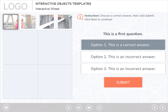 Submit Button — Storyline Sample for eLearning