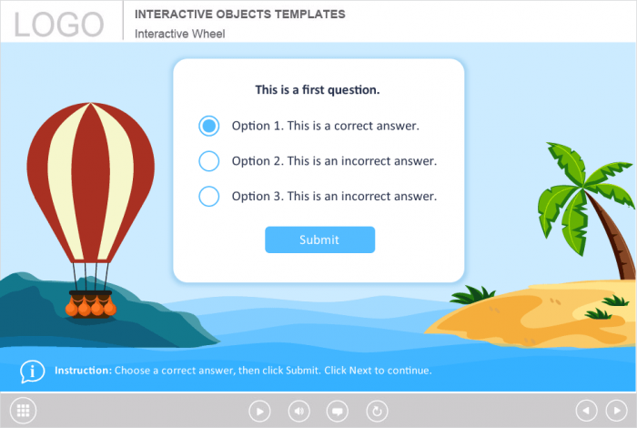 Gamified Quiz — Storyline Template
