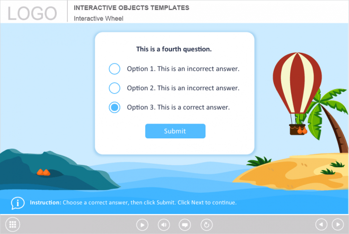 Traveling by Baloon — Gamified Storyline Sample for eLearning