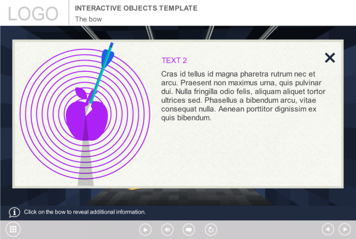Pop-Up with Course Information — eLearning Template for Articulate Storyline