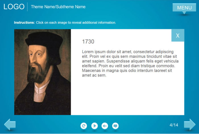 Pop-up Window — eLearning Lectora Templates