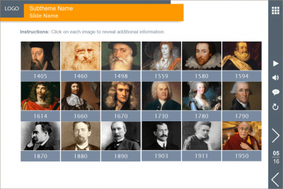 Famous Personalities — Lectora Template-0